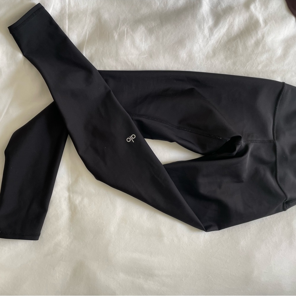 Alo 7/8 high waist airlift legging, size small, black